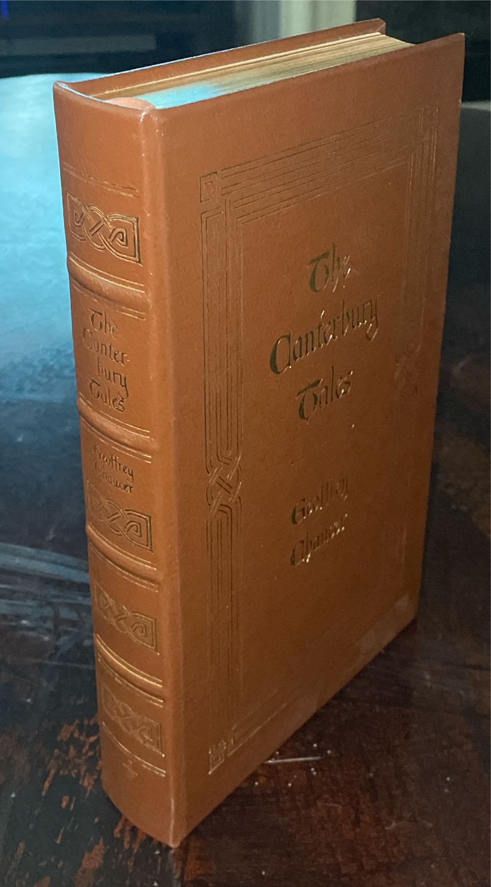 Canterbury Tales, The - Geoffrey Chaucer (Easton Press - Calf-Binding) book collectible - Main Image 4