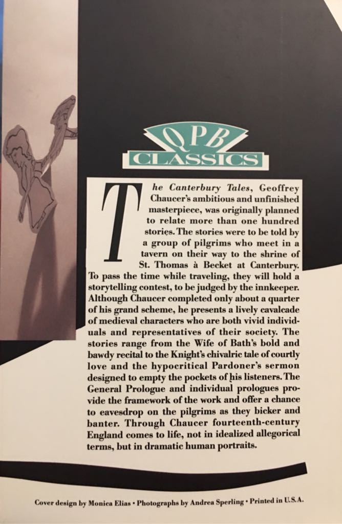 The Canterbury Tales  (Quality Paperback Bookclub - Paperback) book collectible - Main Image 2