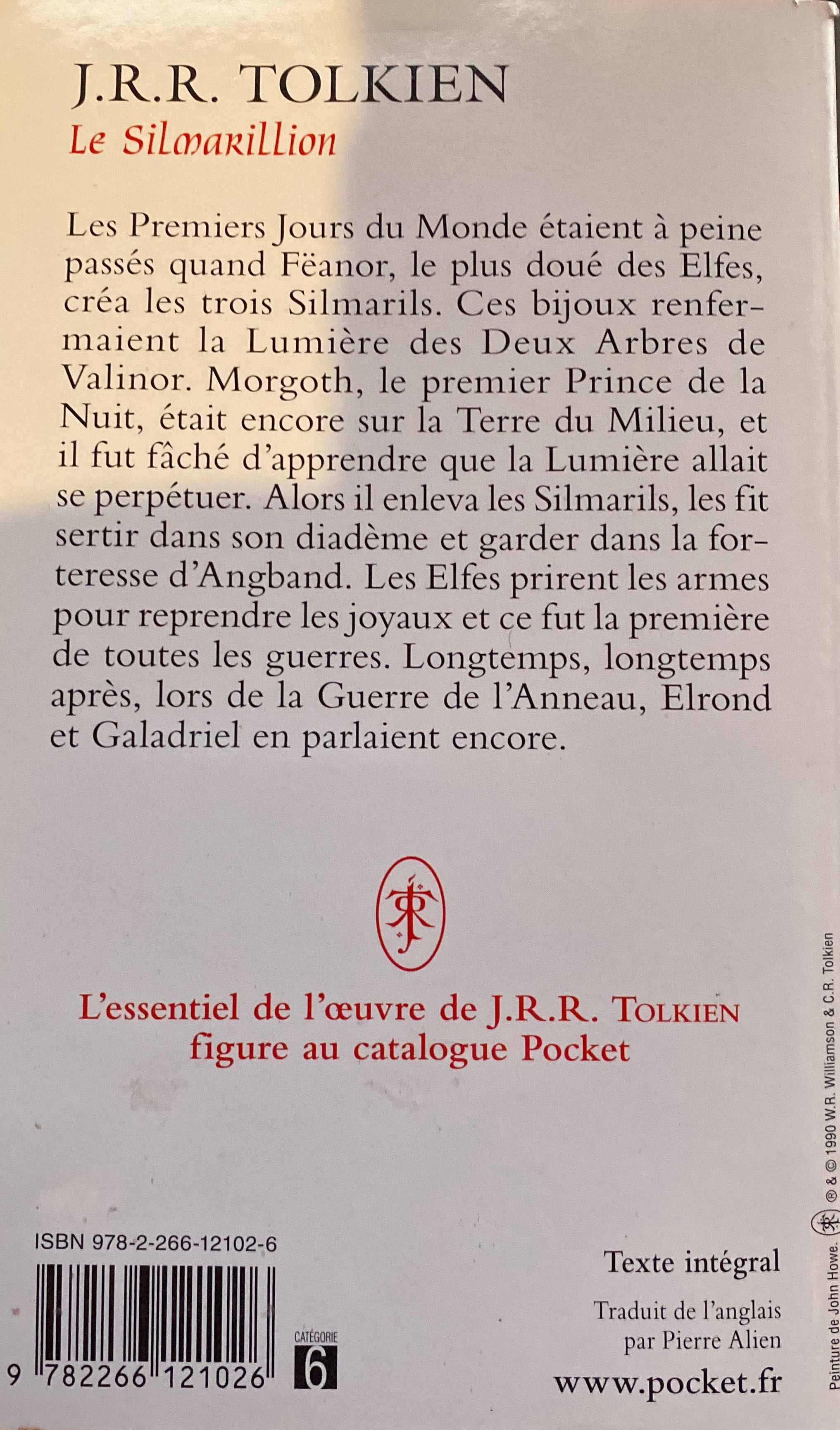 Le Silmarillion - J. R. R. Tolkien (Pocket (FR) - Paperback) book collectible [Barcode 9782266121026] - Main Image 2