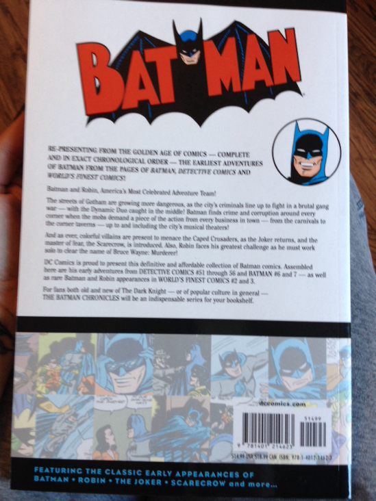 The Batman Chronicles Volume 4 - Bob Kane (DC Comics - Paperback) book collectible [Barcode 9781401214623] - Main Image 2