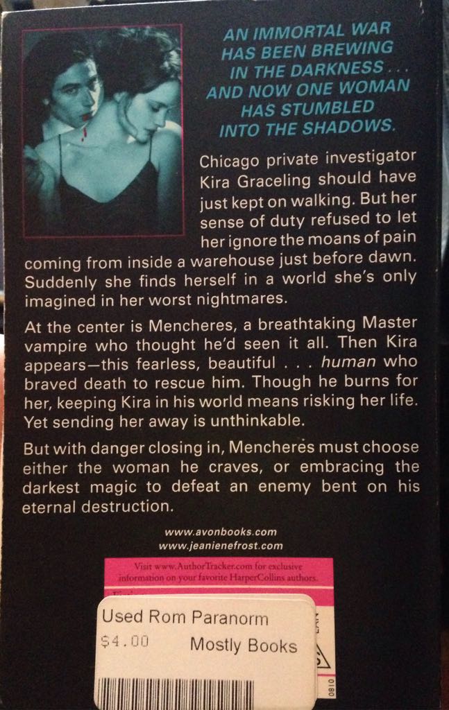 Eternal Kiss of Darkness - Jeaniene Frost (HarperCollins - Paperback) book collectible [Barcode 9780062005274] - Main Image 2