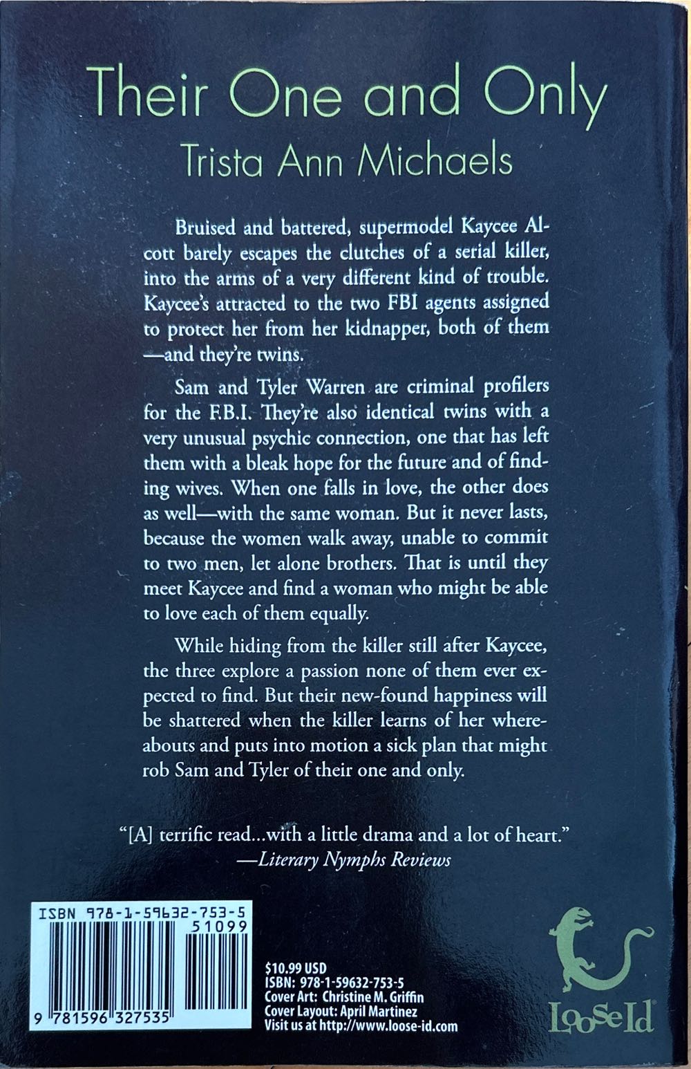 Their One and Only - Trista Ann Michaels (Loose ID, LLC - Paperback) book collectible [Barcode 9781596327535] - Main Image 2