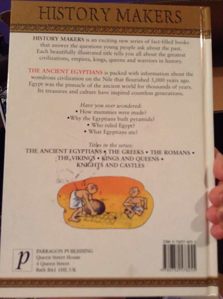 The Ancient Egyptians - Rosemary Rees book collectible [Barcode 9780752578255] - Main Image 2