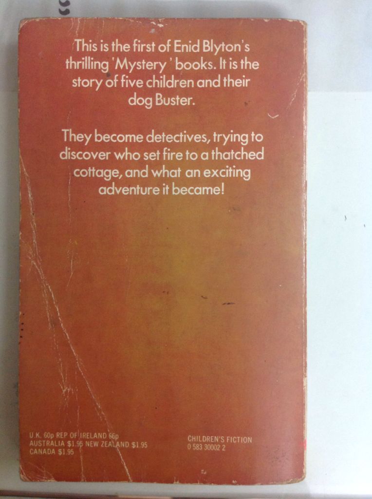 The Mystery of the Burnt Cottage - Enid Blyton (Granada Publishing - Paperback) book collectible [Barcode 9780583300025] - Main Image 2
