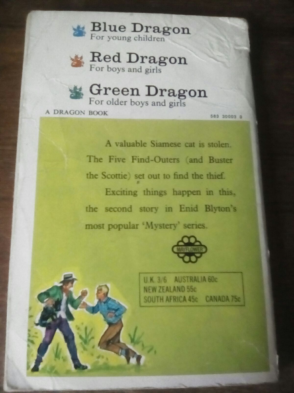 The Mystery of the Disappearing Cat - Enid Blyton (Dragon Books - Hardcover) book collectible [Barcode 9780583300032] - Main Image 2