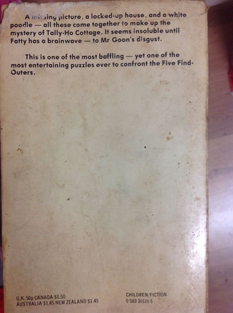 Mystery of Tally-Ho Cottage, The - Enid Blyton (Granada Publishing - Paperback) book collectible [Barcode 9780583301268] - Main Image 2