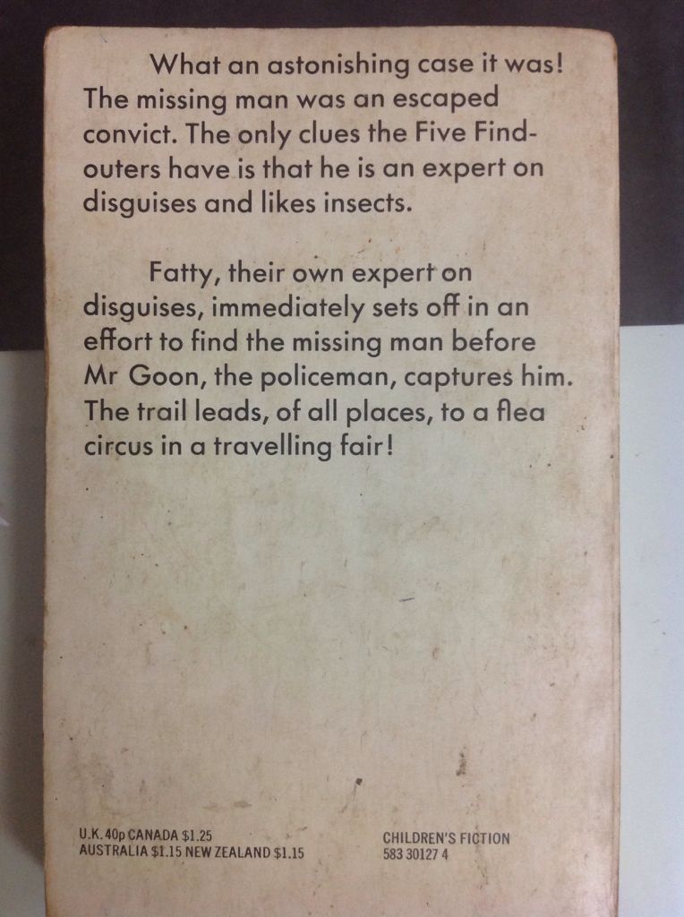 The Mystery of the Missing Man  (Granada Publishing - Paperback) book collectible [Barcode 9780583301275] - Main Image 2