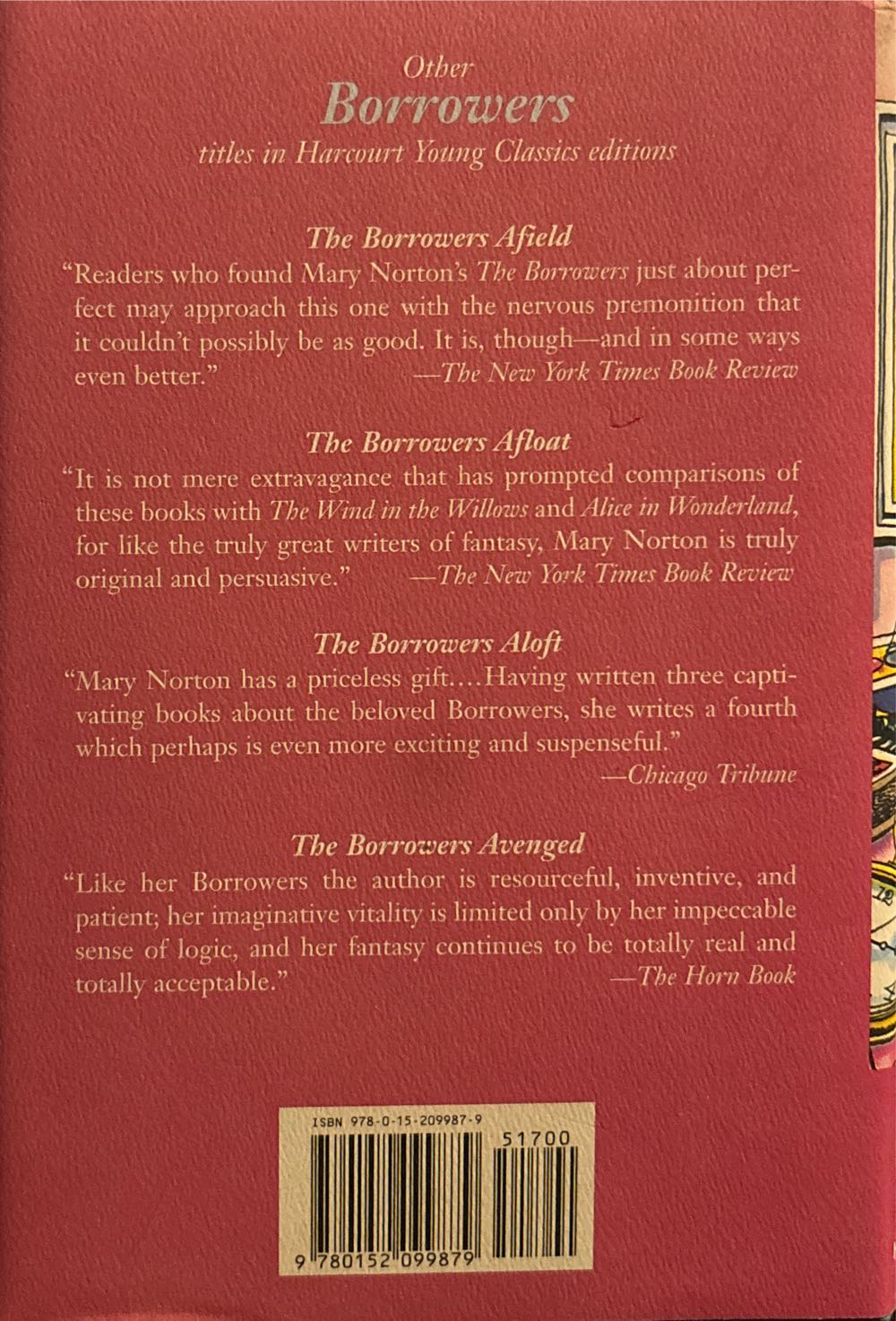 The Borrowers - Mary Norton (Houghton Mifflin Harcourt - Hardcover) book collectible [Barcode 9780152099879] - Main Image 2