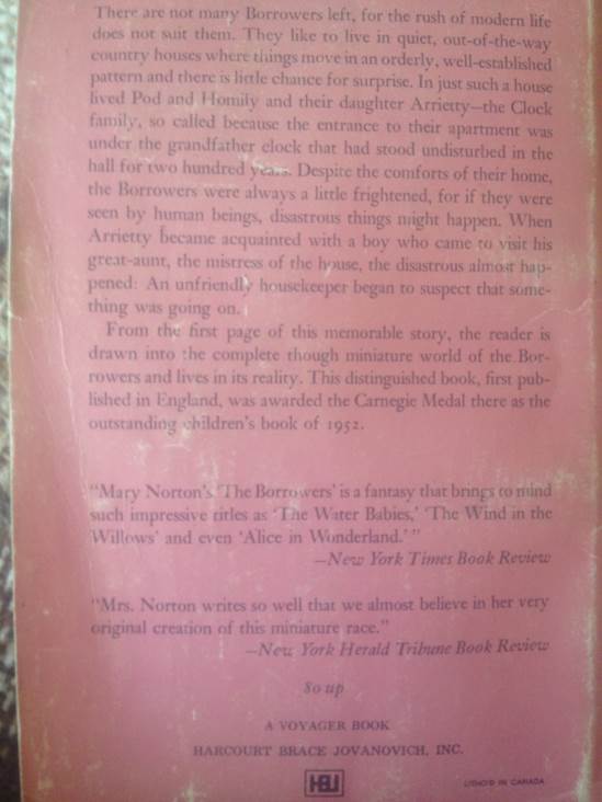 The Borrowers - Mary Norton (Voyager - Paperback) book collectible - Main Image 2