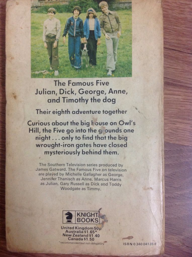 Five Get Into Trouble - Enid Blyton (Knight Books - Paperback) book collectible [Barcode 9780340041352] - Main Image 2