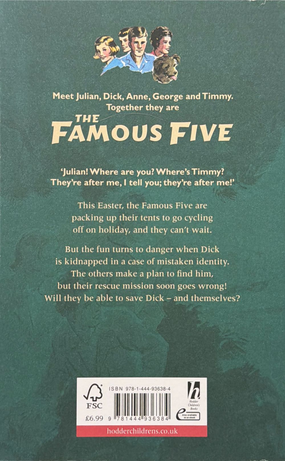 The Famous Five - Five Get Into Trouble - Enid Blyton (Hodder’s Children’s Books - Paperback) book collectible [Barcode 9781444936384] - Main Image 2