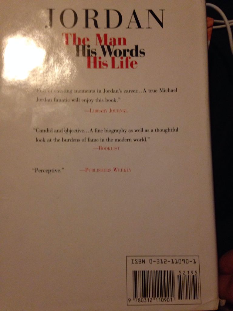 Jordan  (St Martins Press) book collectible [Barcode 9780312110901] - Main Image 2