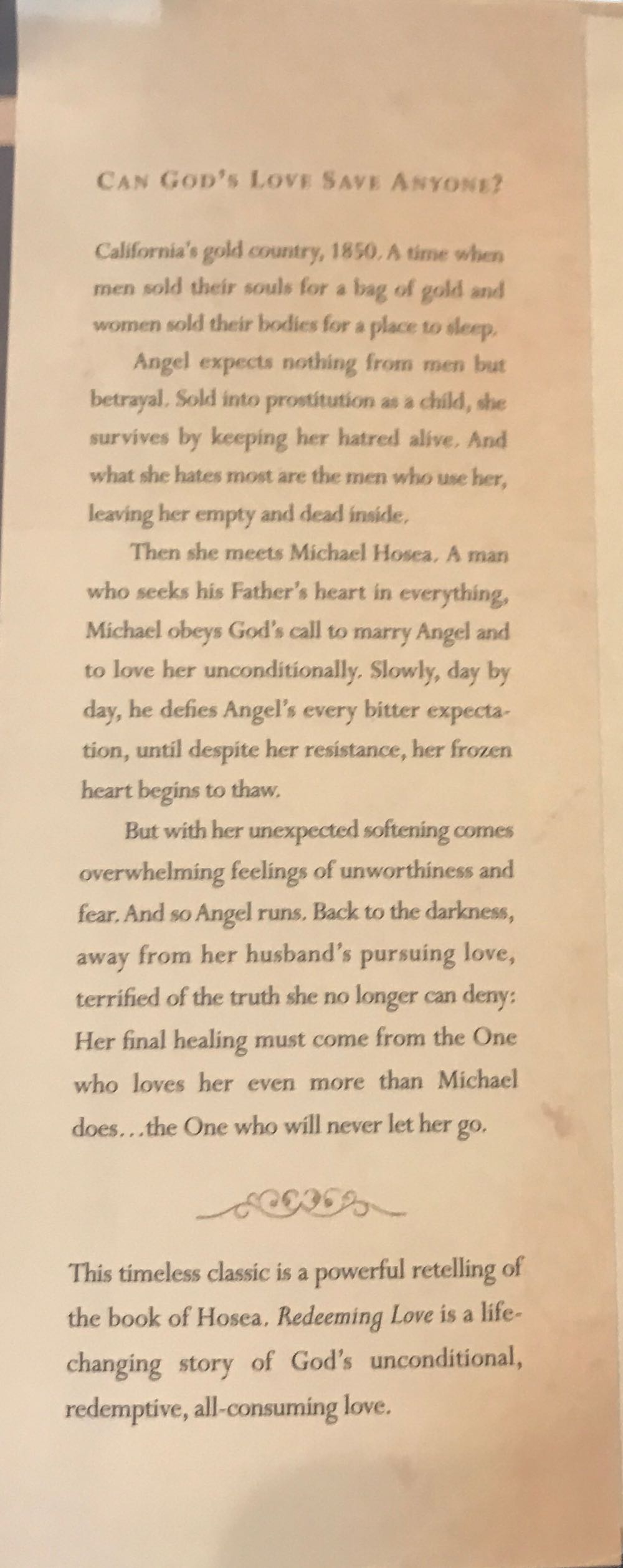 Redeeming Love - Francine Rivers (- Hardcover) book collectible [Barcode 9781601420619] - Main Image 3