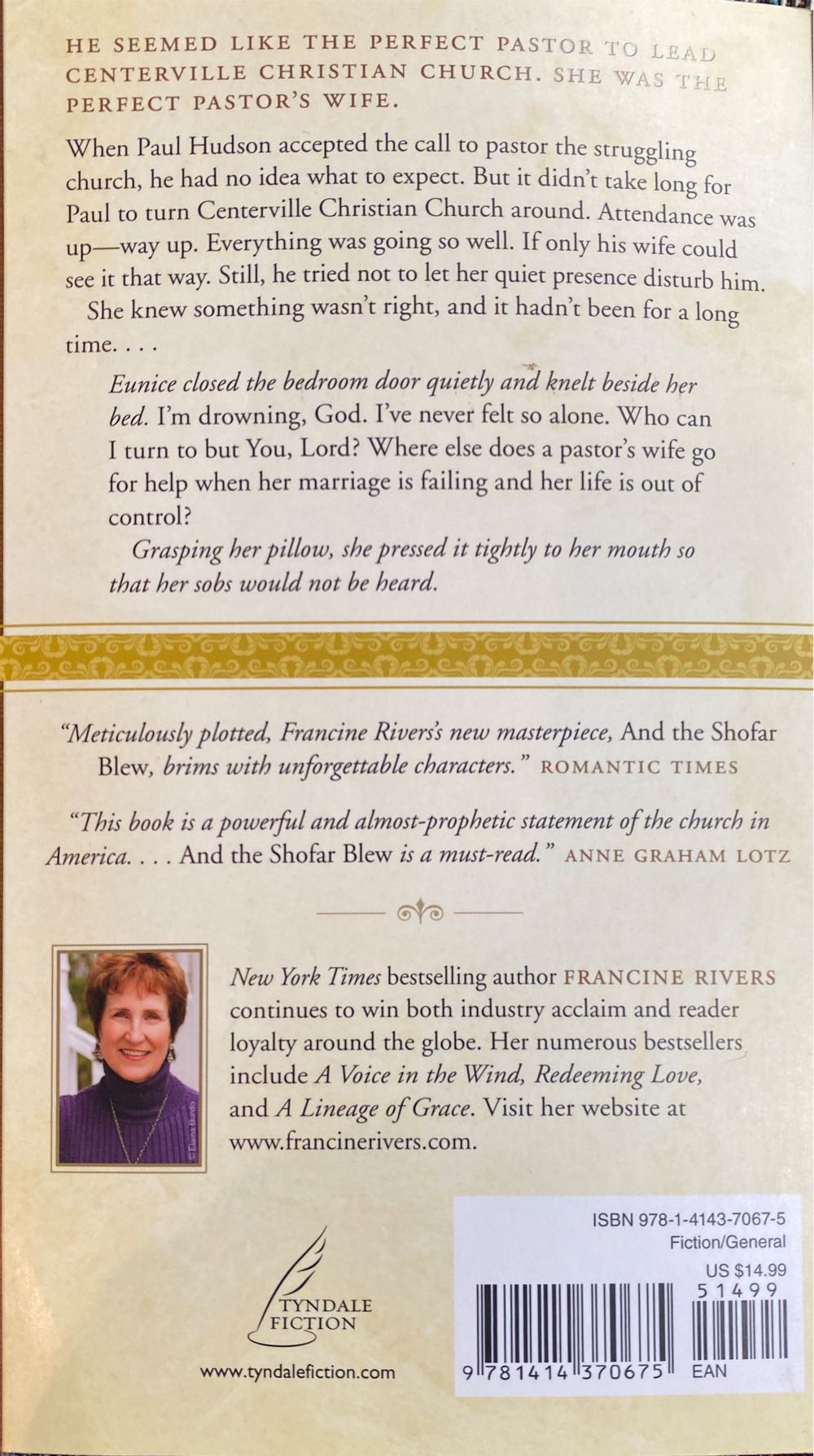 And The Shofar Blew - Francine Rivers (Tyndale) book collectible [Barcode 9781414370675] - Main Image 2