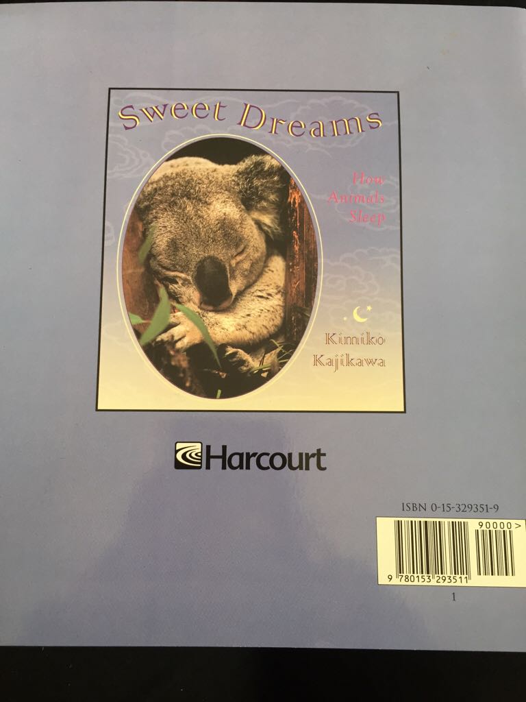 Sweet Dreams - Kimiko Kajikawa book collectible [Barcode 9780153293511] - Main Image 2