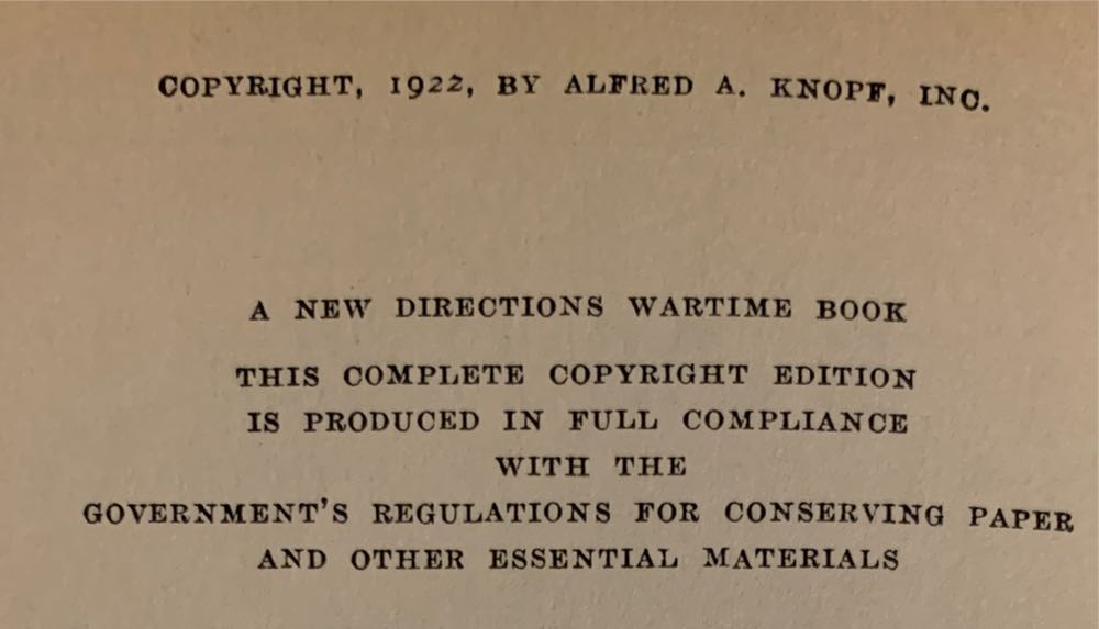 A Room With A View - E.M. Forster (New Directions - Hardcover) book collectible [Barcode 9780140431735] - Main Image 3