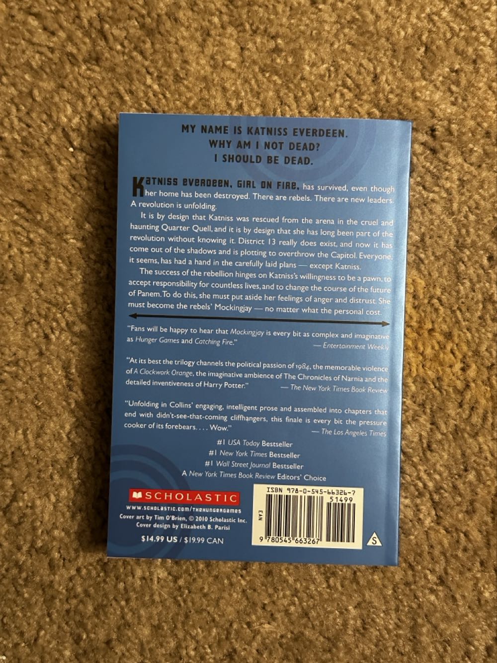 Mockingjay - Suzanne Collins (Scholastic Press - Paperback) book collectible [Barcode 9780545663267] - Main Image 3