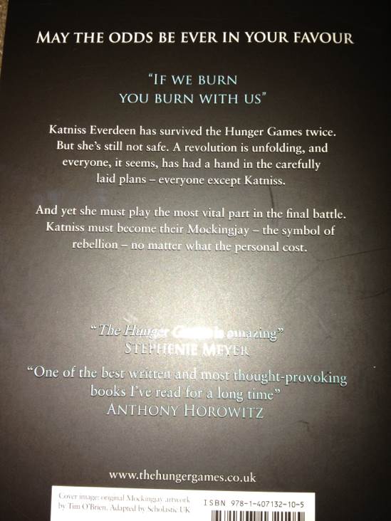 Mockingjay - Suzanne Collins (Scholastic Uk - Paperback) book collectible [Barcode 9781407132105] - Main Image 2