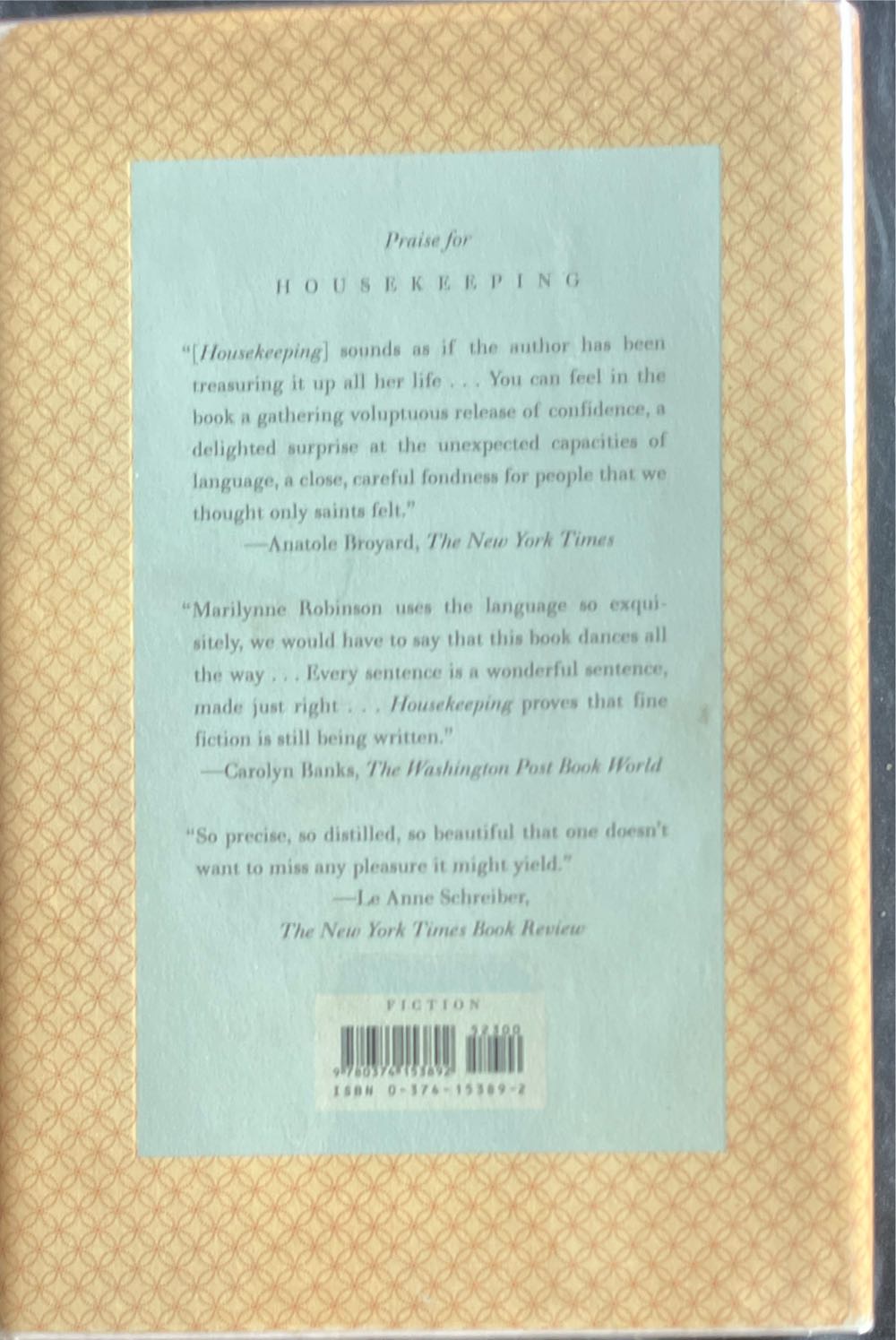 Gilead - Marilynne Robinson (Farrar Strauss Giroux - Hardcover) book collectible [Barcode 9780374153892] - Main Image 2