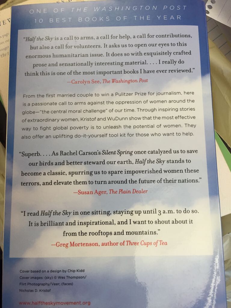 Half The Sky  book collectible - Main Image 2