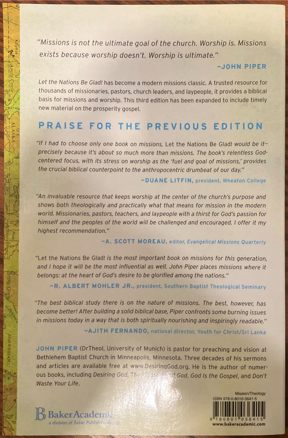 Let The Nations Be Glad! - John Piper (Baker Academic - Paperback) book collectible [Barcode 9780801036415] - Main Image 2