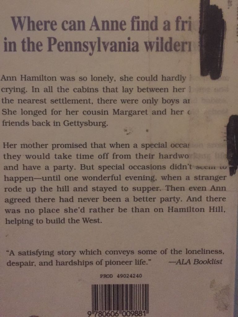 The Cabin Faced West - Fritz (Turtleback) book collectible [Barcode 9780606009881] - Main Image 2