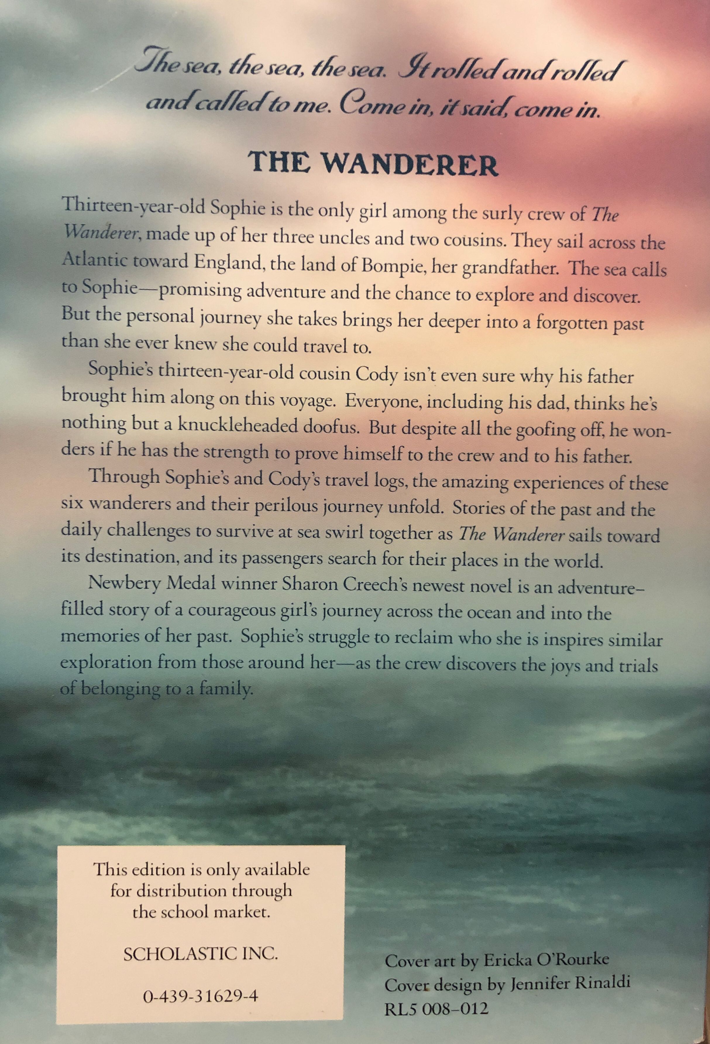 The Wanderer - E. McQuinn (Scholastic - Paperback) book collectible [Barcode 0439316294] - Main Image 2