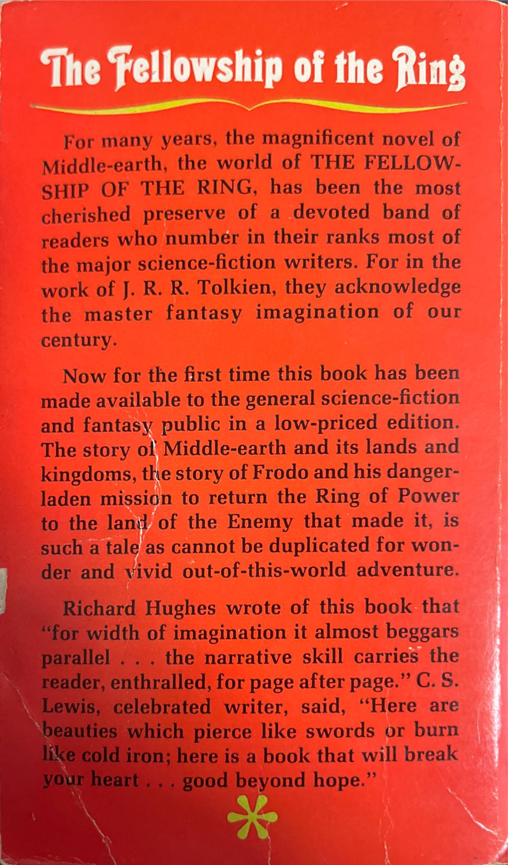The Fellowship of the Ring - J.R.R. Tolkien (Ballantine Books - Paperback) book collectible - Main Image 3