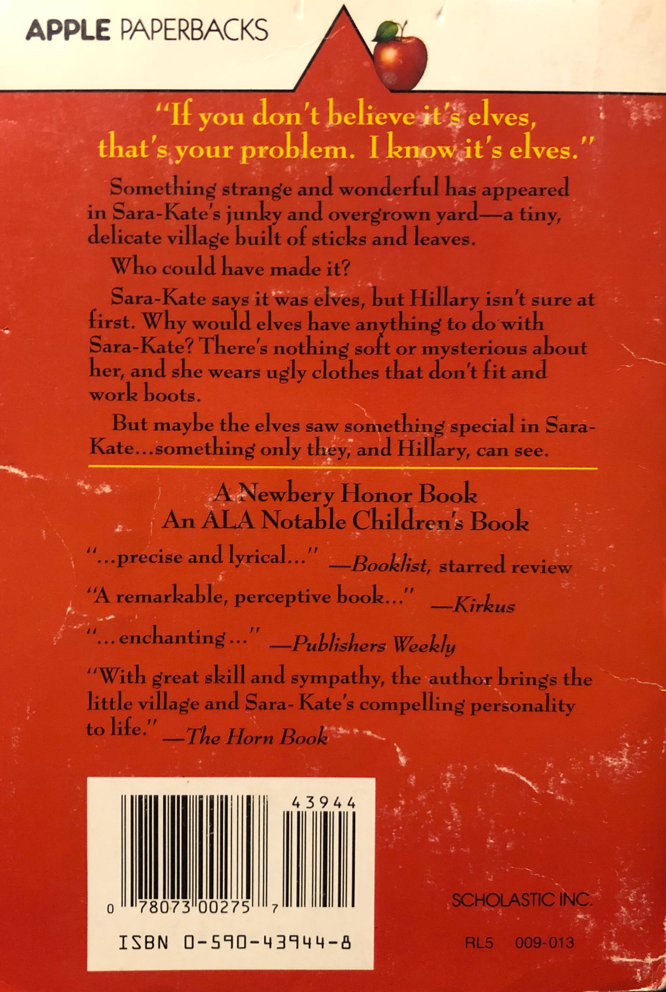Afternoon of the Elves - Janet Taylor Lisle (Scholastic Paperbacks - Paperback) book collectible [Barcode 9780590439442] - Main Image 2