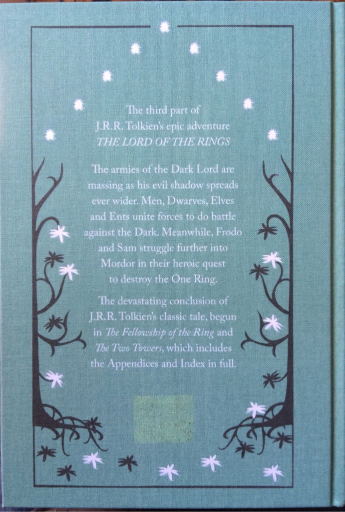 The Return of the King - J.R.R. Tolkien (Harper Collins Publishers - Hardcover) book collectible [Barcode 9780007522927] - Main Image 2