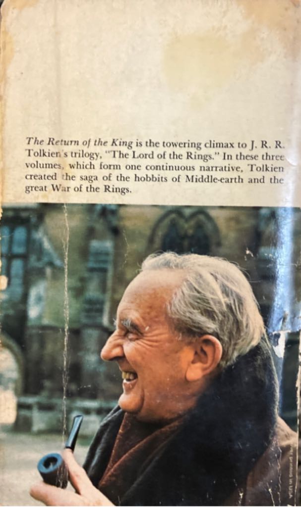 LOTR 4: Return of the King, The - J. R. R. Tolkien (Ballantine - Paperback) book collectible [Barcode 9780345253453] - Main Image 2