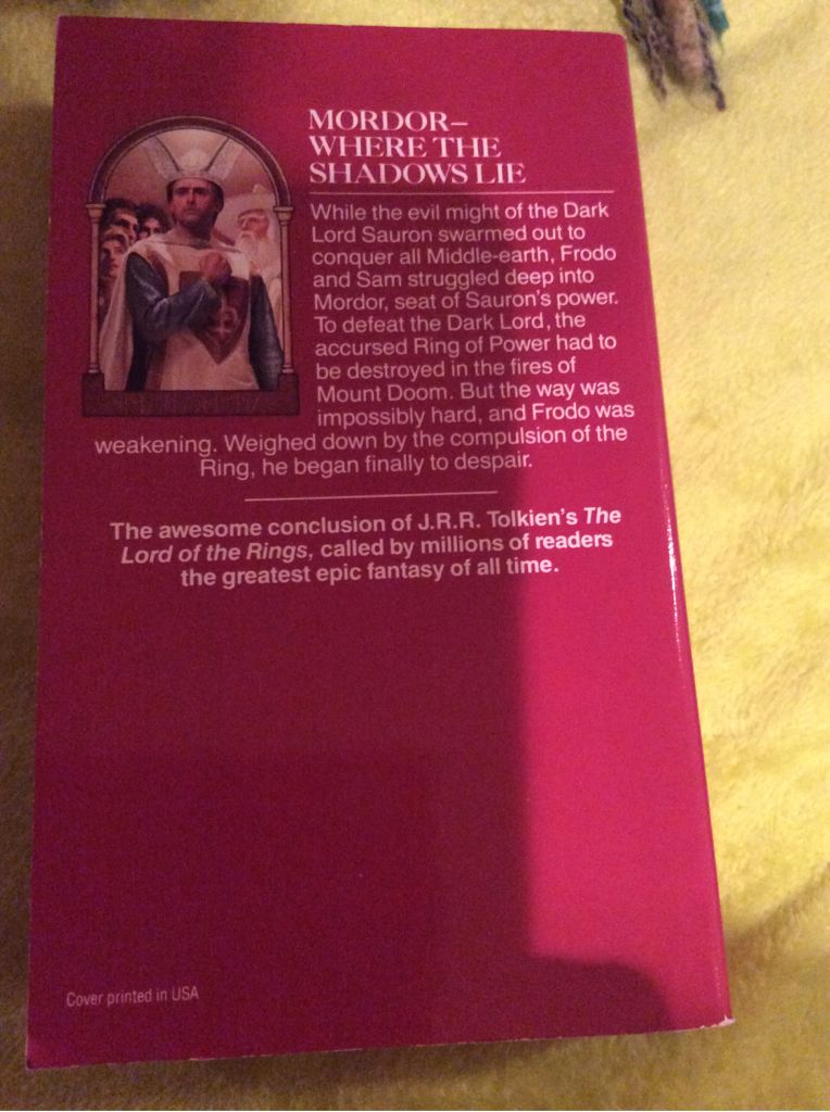 The Return of the King - J.R.R. Tolkien (Houghton Mifflin - Paperback) book collectible [Barcode 9780618346271] - Main Image 2