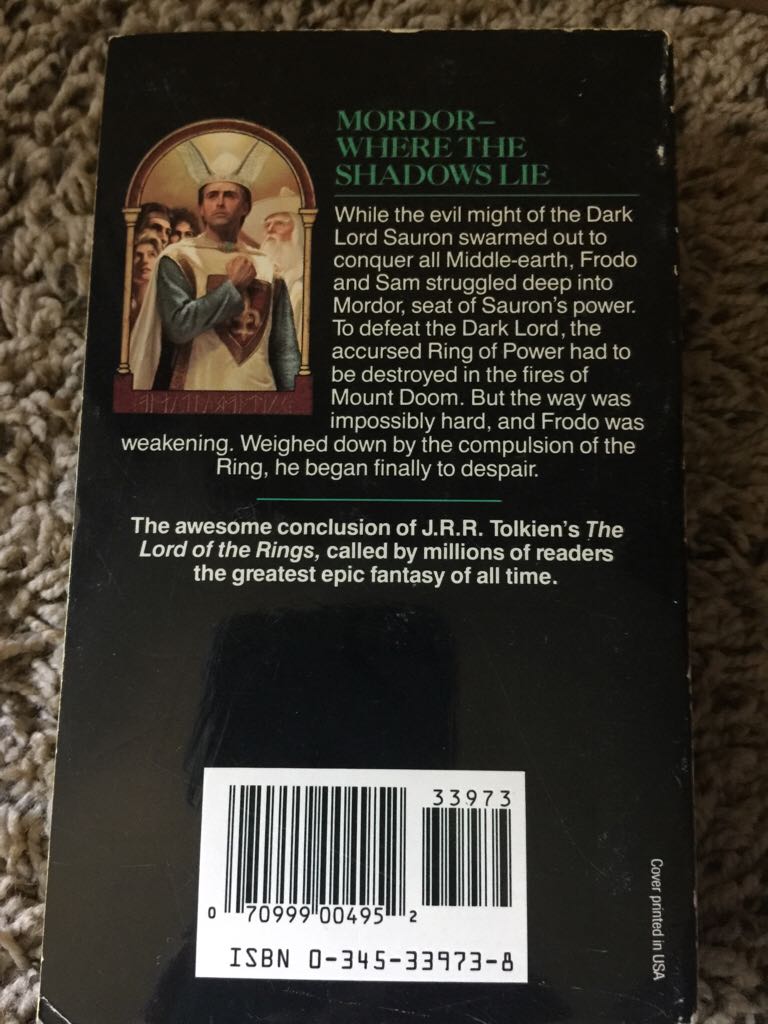 The Return of the King - J. R. (Ballantine Books Trade Paperbacks - Paperback) book collectible - Main Image 2