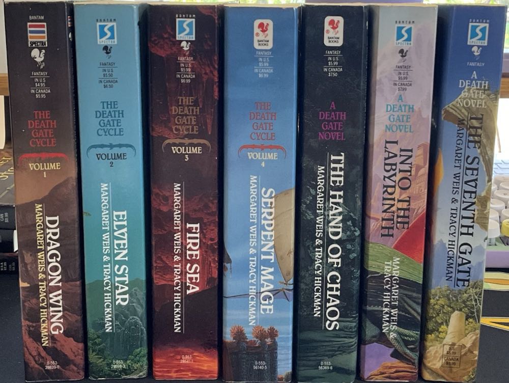 Elven Star (The Death Gate Cycle, #2) - Weis (Spectra Books - Paperback) book collectible [Barcode 9780553290981] - Main Image 3