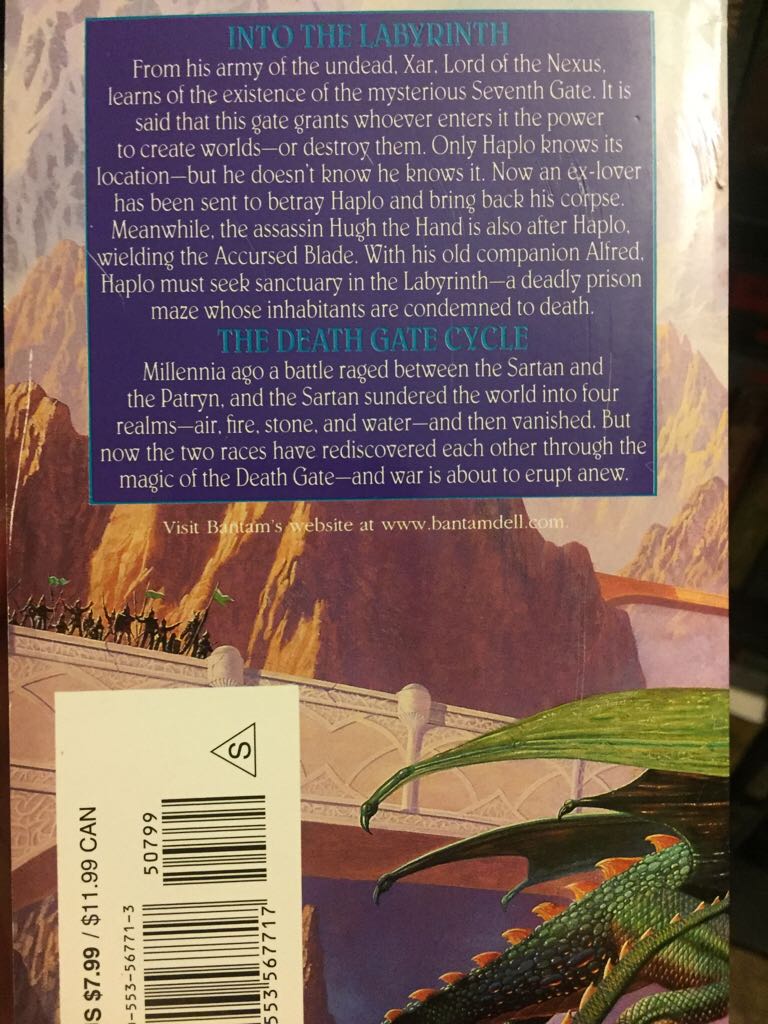 Into the Labyrinth: 6 (A Death Gate Novel) - Weis (Random House Worlds - Paperback) book collectible [Barcode 9780553567717] - Main Image 2