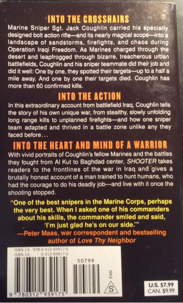 Shooter - Stephen Hunter (St. Martin’s Paperbacks) book collectible [Barcode 9780312939175] - Main Image 2