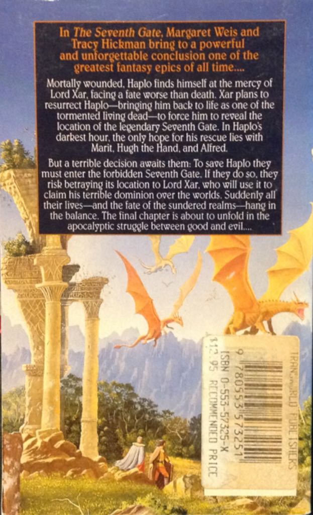 The Seventh Gate - Weis (Random House Worlds - Paperback) book collectible [Barcode 9780553573251] - Main Image 2