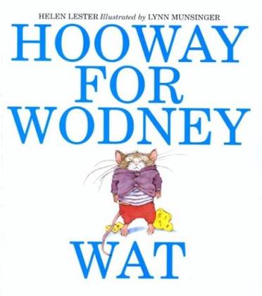 Hooway For Wodney Wat - Helen Lester (Puffin - Paperback) book collectible [Barcode 9780618216123] - Main Image 1