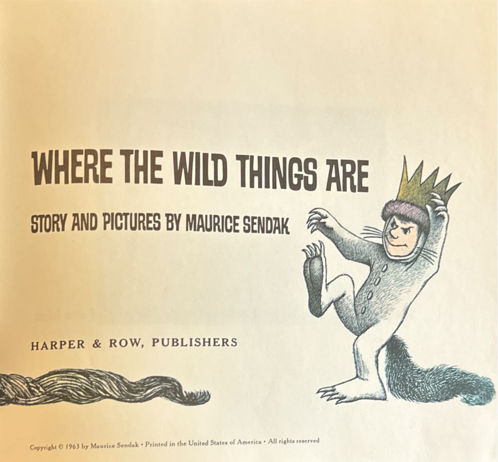 Where The Wild Things Are - Maurice Sendak (Augsburg Books - Hardcover) book collectible [Barcode 9780140500318] - Main Image 2