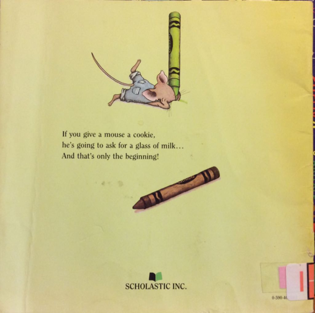 If You Give A Mouse A Cookie - Laura Joffe Numeroff (Scholastic, Inc. - Paperback) book collectible - Main Image 2