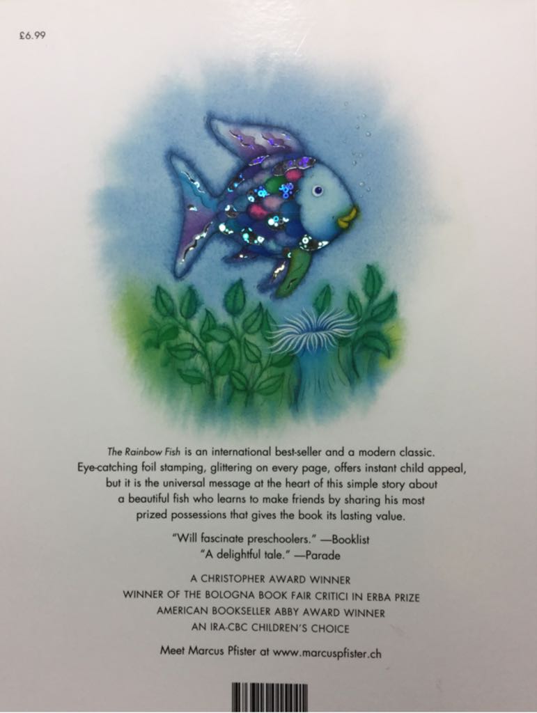 The Rainbow Fish - Marcus Pfister (North South - Paperback) book collectible - Main Image 2