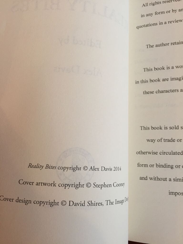 Reality Bites  (CreateSpace - Paperback) book collectible [Barcode 9781508886976] - Main Image 2