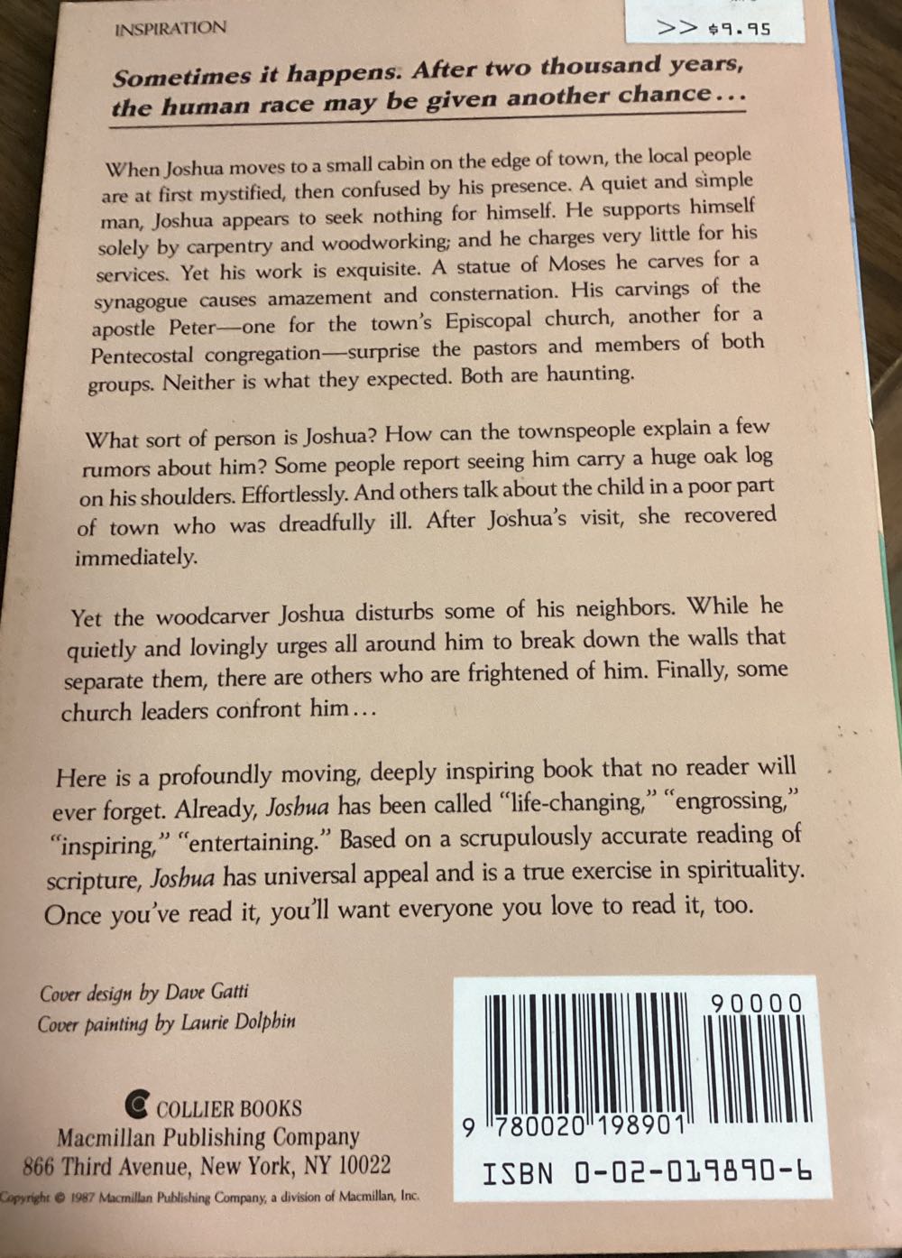 Joshua - Joseph F. Girzone (- Paperback) book collectible [Barcode 9780020198901] - Main Image 2