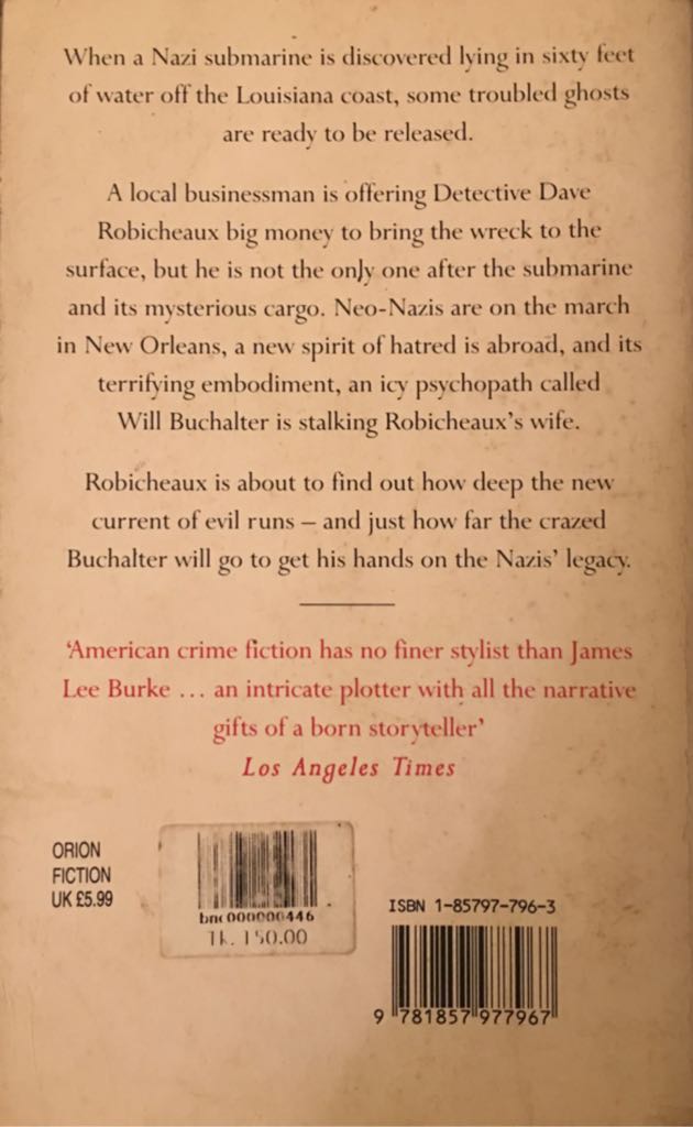 Dixie City Jam - James Lee Burke (Orion Books - Paperback) book collectible [Barcode 9781857977967] - Main Image 2