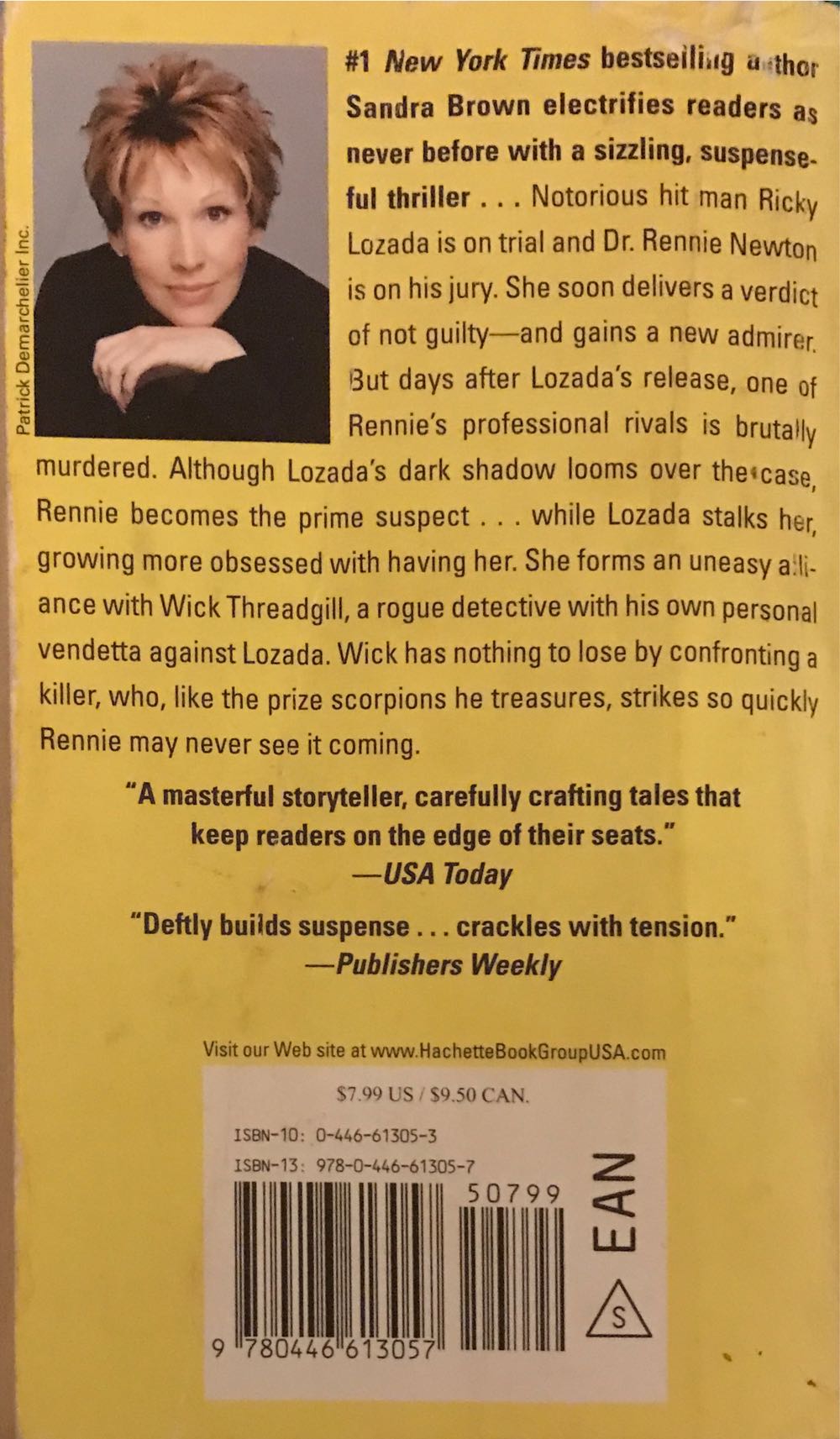 The Crush - Sandra Brown (Grand Central Publishing - Paperback) book collectible [Barcode 9780446613057] - Main Image 2