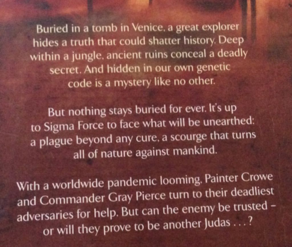 The Judas Strain - James Rollins (Orion Books - Trade Paperback) book collectible [Barcode 9780752888224] - Main Image 2