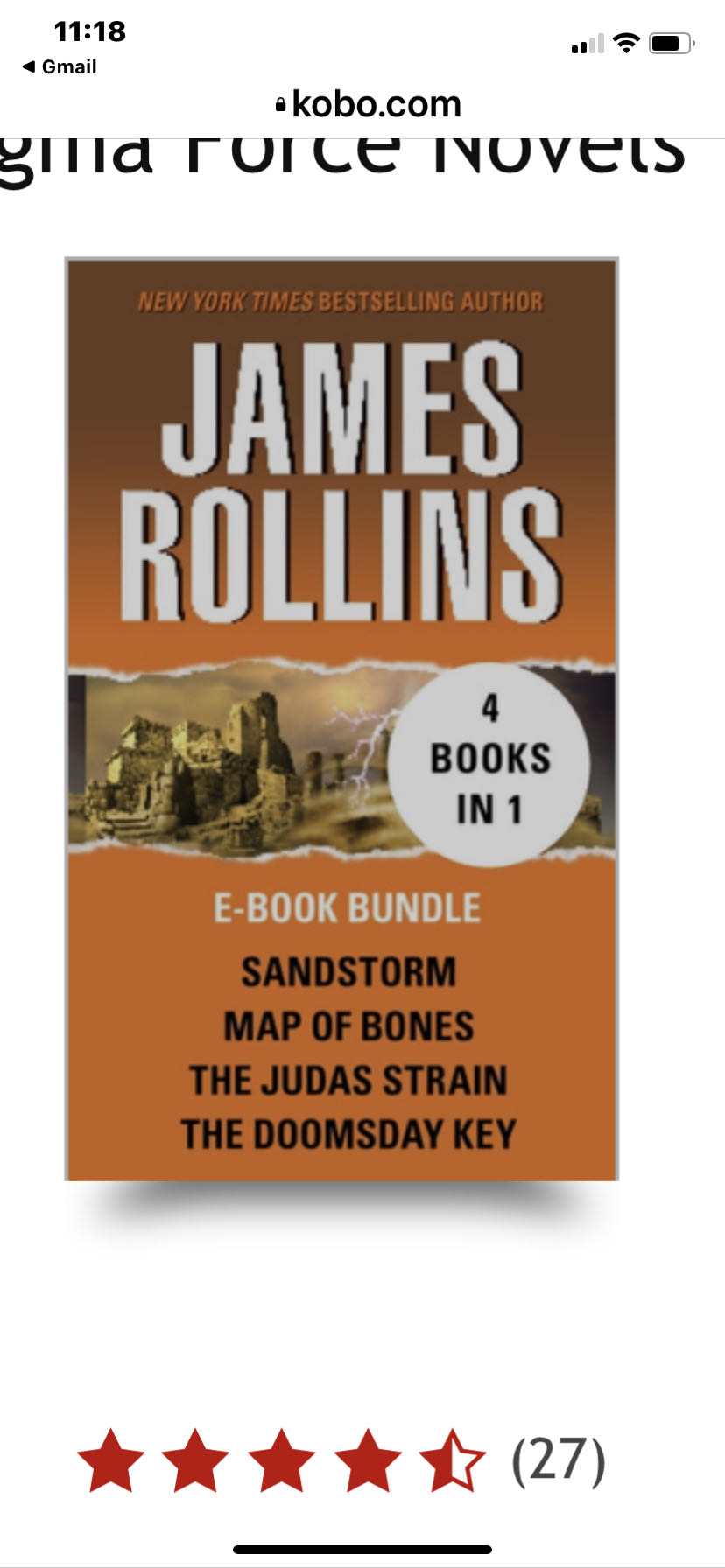 The Judas Strain - James Rollins (- eBook) book collectible - Main Image 2