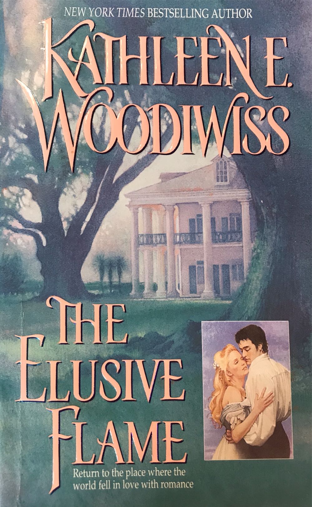 Birmingham #4: The Elusive Flame - Kathleen E Woodiwiss (Avon Books - Trade Paperback) book collectible [Barcode 9780380766550] - Main Image 2