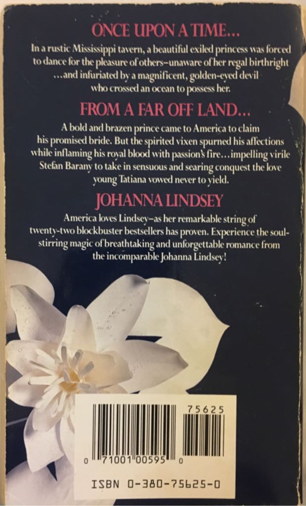 Once A Princess - Johanna Lindsey (- Kindle) book collectible [Barcode 9780380756254] - Main Image 2