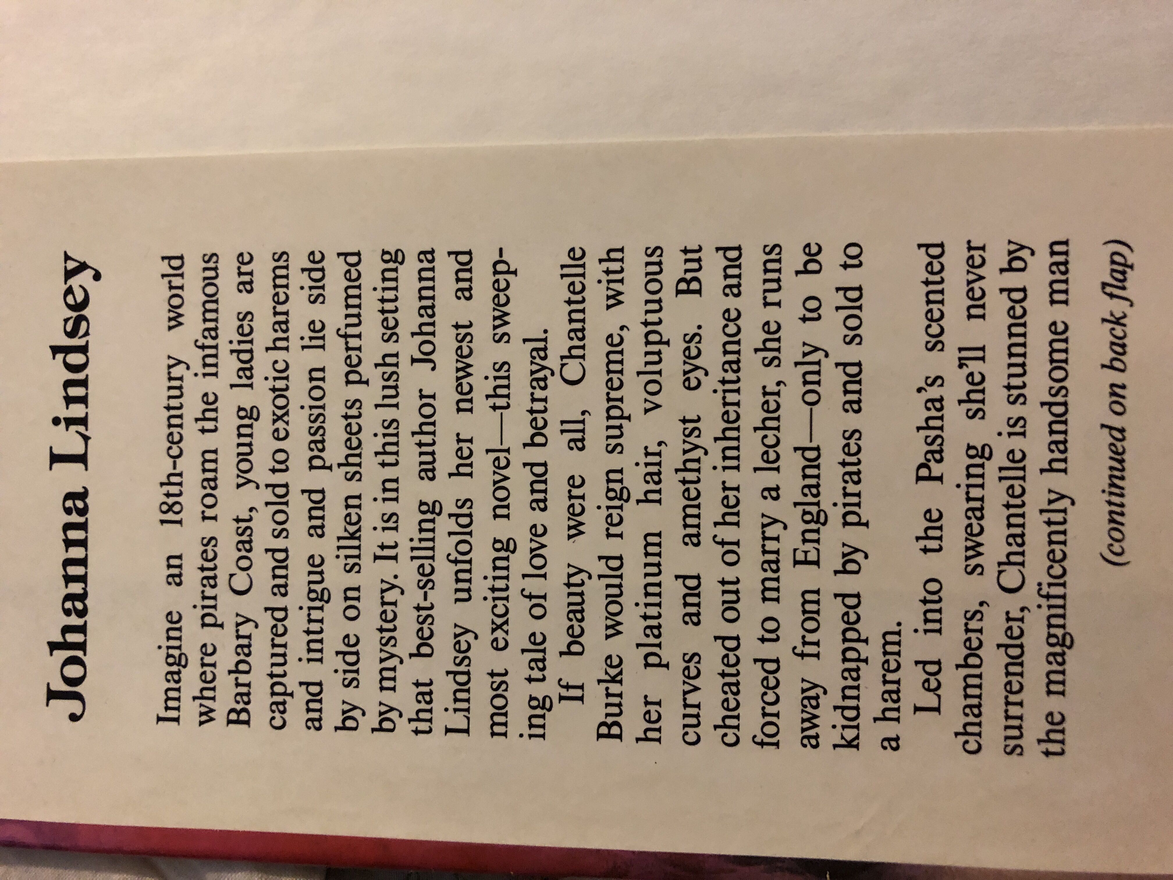 Johanna Lindsey: Silver Angel (BCE) - Johanna Lindsey (Avon Books - Hardcover) book collectible [Barcode 0380752948] - Main Image 2